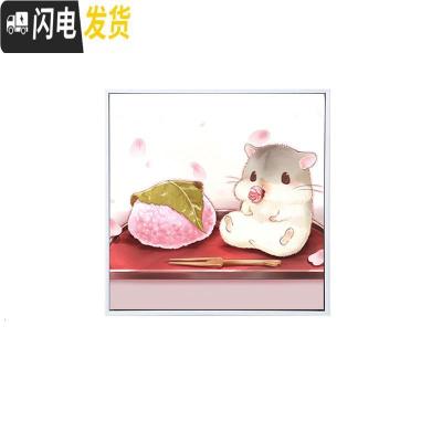 三维工匠钻石画满钻可爱卧室床头儿童点粘贴十字绣2019新款小件手工 满钻[90*90cm]5D魔方圆钻[满钻全贴更漂亮]