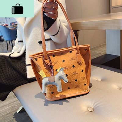 网红可爱小包包女2019新款时尚潮韩版托特菜篮子手提包腋肩包NEW LAKE女士单肩包