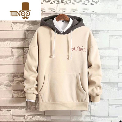 YANXU连帽卫衣男士2023新款宽松百搭潮流ins情侣装休闲上衣外套