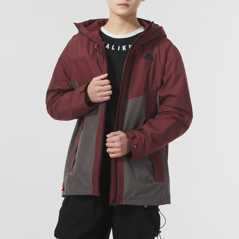 阿迪达斯(adidas)男装 新款外套运动服户外训练防风衣跑步健身连帽夹克JE8577 ZP