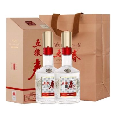 五粮液五粮春二代52度500ml*2瓶浓香型白酒