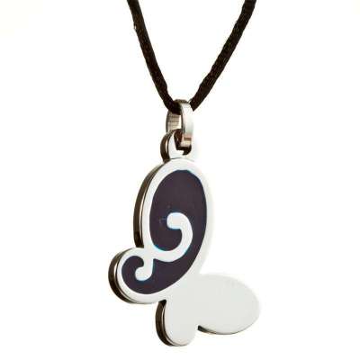 梦克拉Mkela 时尚饰品 钨金钨钢吊坠 蝶恋花