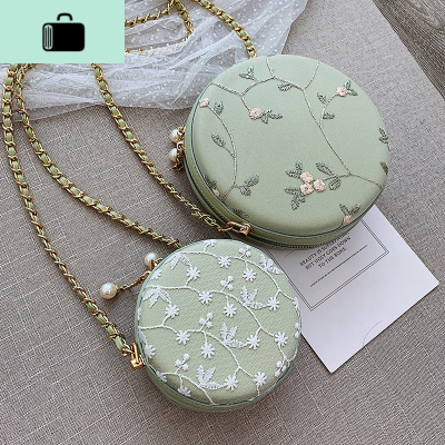 包包女包夏天小清新2020新款潮百搭斜挎包2019时尚链条网红小圆包NEW LAKE女斜挎包