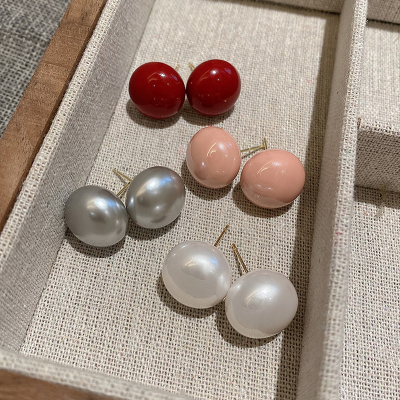 施家珍珠耳钉女925银针轻奢气质耳环2023新款小众高级感洋气耳饰送女朋友老婆情人节七夕生日礼物