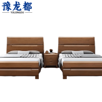 豫龙都员工宿舍床双人+床头柜套