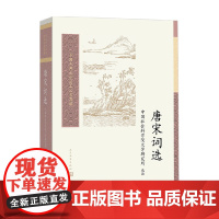 唐宋词选 中国社会科学院文学研究所 著 文学
