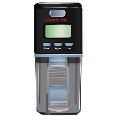 鱼缸自动喂食器定时投喂器投食器小型智能投料机喂鱼食防飘散