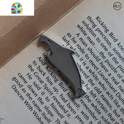 便携不锈钢开瓶器瓶起子啤酒开盖随身开瓶起子汽水开瓶器小巧 FENGHOU 鲨鱼小钢圈款