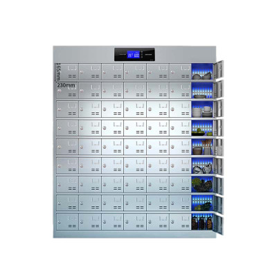 正斌不锈钢员工食堂消毒碗柜餐厅紫外线高温餐盘餐具柜多格饭盒储物柜63门碗柜 紫外线消毒