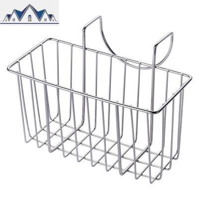 304不锈钢水挂篮 厨房水龙头沥水架 隔水蓝海绵沥水置物架收纳 三维工匠