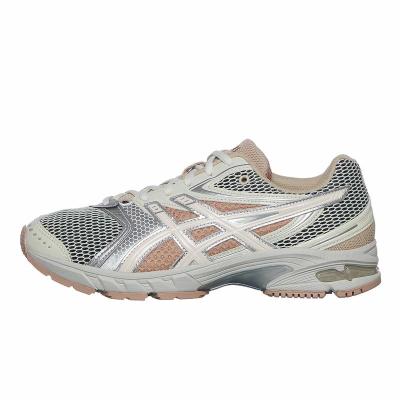 亚瑟士(ASICS)女款跑步鞋轻便缓震透气专业训练鞋湖灰矿贝色运动