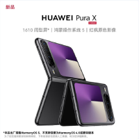 华为 Pura X 12GB+256GB 幻夜黑 IPX8级抗水 66W快充 双卡折叠屏幕手机