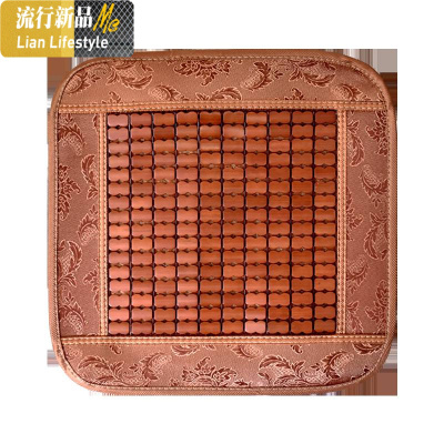 汽车竹席坐垫单片夏季竹片凉席凉垫麻将防滑座垫车载座椅夏天用品 三维工匠