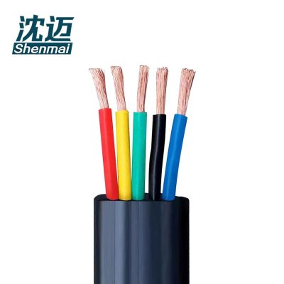 沈迈 铜芯扁电缆 YFFB-5*2.5mm² /米