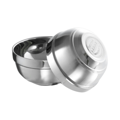 烹巅(Poondear)不锈钢碗食品级学校食堂单位用碗 PDW-01