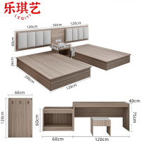 乐琪艺旅馆床120*200*26cm套