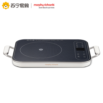 摩飞(Morphyrichards)电磁炉 火锅炒菜一体家用大功率IH变频多功能电池炉MR8900白