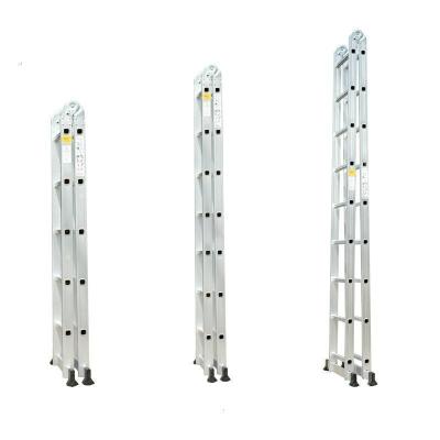 美帮汇铝合金工程梯家用梯折叠梯伸缩冲压人字梯防滑多功能扶楼梯