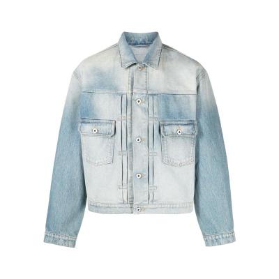 高田贤三(Kenzo)男款长袖牛仔夹克休闲百搭衬衫领外套棉质舒适潮