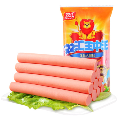 双汇(Shuanghui) 王中王火腿肠240g/袋(30gx8支) 香肠休闲火腿肠热狗台式肉类零食小吃烧烤肠