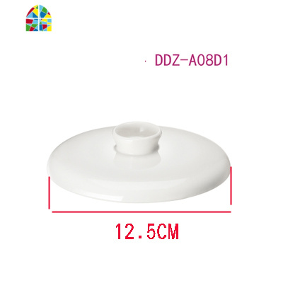 小熊配件炖盅盖子0.5/0.8/1.2/1.8/2.5升炖锅白陶瓷锅紫砂内胆盖 FENGHOU 0.5升紫砂盖子