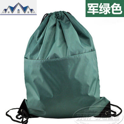 抽绳袋旅行简易抽绳双肩背包男女包束口袋杂物袋收纳鞋袋可印LOGO 三维工匠收纳包