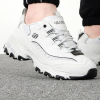 Skechers斯凯奇男鞋新款复古厚底熊猫鞋轻便缓震运动休闲鞋894193-LTGY ZP