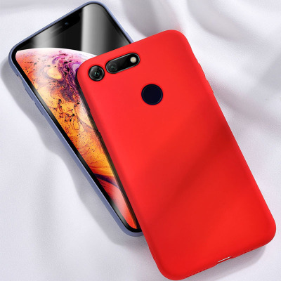 圣幻[送钢化膜]荣耀v20手机壳女液态硅胶v20套网红v20全包边外壳20潮牌v20个性创意v20男防摔壳软壳新款潮