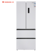 上菱冰箱 法式441L 超薄平嵌 一级能效 风冷无霜 LED触控彩屏 BHE441PWFL(岩白)