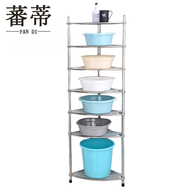 蕃蒂不锈钢置物架七层个