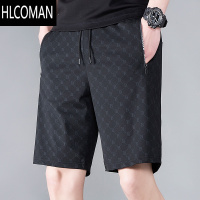 HLCOMAN冰丝休闲男士短裤2025新款夏季外穿大裤衩薄款裤子运动五分裤中裤