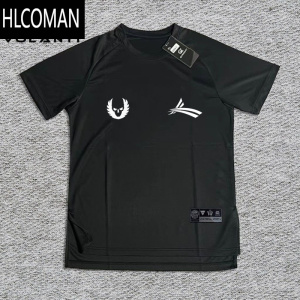 HLCOMAN沃兰美式体育男女速干篮球田径跑步运动速干透气短袖训练圆领T恤