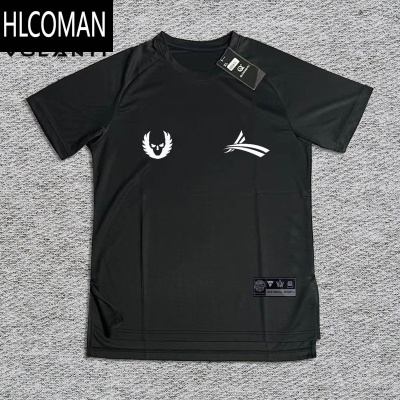 HLCOMAN沃兰美式体育男女速干篮球田径跑步运动速干透气短袖训练圆领T恤