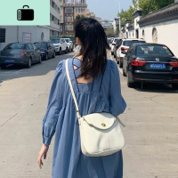 西西自制包包女2020新款韩国ins春夏百搭单肩斜跨大容量中古包潮NEW LAKE女斜挎包