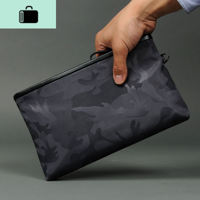 20新款男士手包帆布大容量迷彩手拿包休闲牛津布夹包信封包时尚潮NEW LAKE男士手拿包