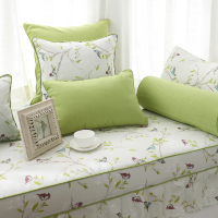 家柏饰(CORATED)定做海绵飘窗垫异形不规则窗台榻榻米坐垫田园小清新阳台卡座垫子