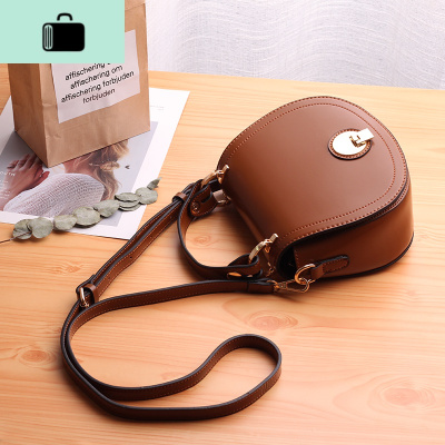 ins超火斜挎包女小包包2020新款复古时尚百搭质感手提马鞍包春夏NEW LAKE女斜挎包