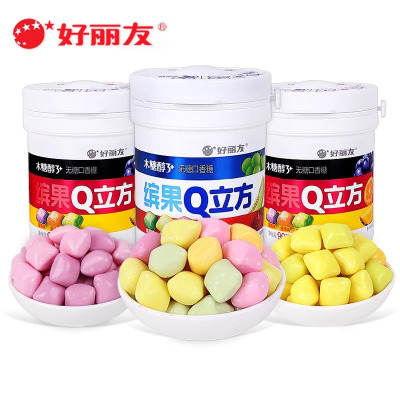 好丽友 3+缤果Q立方 90g*2瓶 葡萄+金桔+菠萝