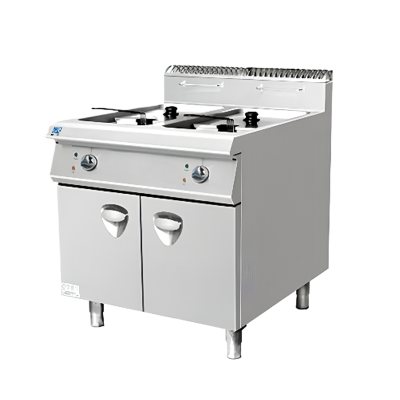 明档ED900系列电热双缸双筛炸炉连柜座800*900*850+120mm/24KW/380V