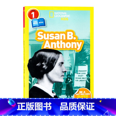 Susan B. Anthony 苏珊安东尼 [正版]美国国家地理分级阅读全彩版 150元6件 英文原版绘本Nation