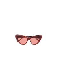 古驰(GUCCI)橘色太阳镜女款有色镜片LOGO标识醋酸纤维材质潮流百