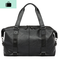 旅行包男士手提包大容量旅李包短途商务出差单肩斜挎包健身包NEW LAKE 黑色