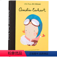 [正版]英文原版 小女孩,大梦想:埃尔哈特 Amelia Earhart 精装 名人传记绘本 儿童英语启蒙 世界杰出女