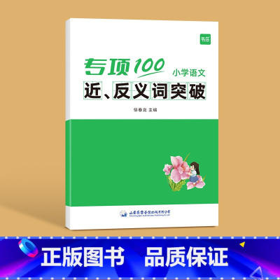 近反义词突破 [正版]易蓓小学语文字词句语法突破专项100训练一二三四五六年级人教版易错字成语句子句式语法标点病句修改修