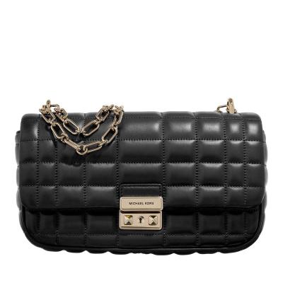 迈克·科尔斯(MICHAEL KORS)大容量休闲链条单肩包女包光滑皮革拼