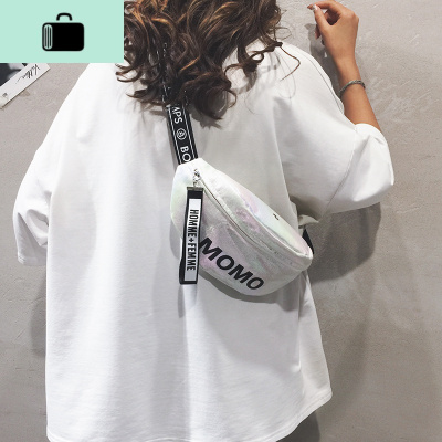 斜挎腰包女2020新网红质感百搭嘻哈蹦迪小包潮时尚字母ins胸包女NEW LAKE女斜挎包