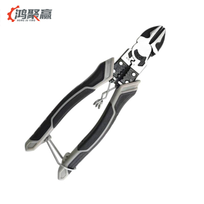 鸿聚赢 斜嘴钳 8寸 灰黑色 把
