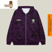 YANXUUXN STUDIO潮牌涂鸦复古街头连帽卫衣男拉链开衫外套oversize