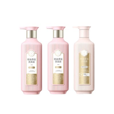 三生花 精油香氛2+1洗沐组合(500ml*2荧亮洗发露+500ml玫瑰沐浴露)