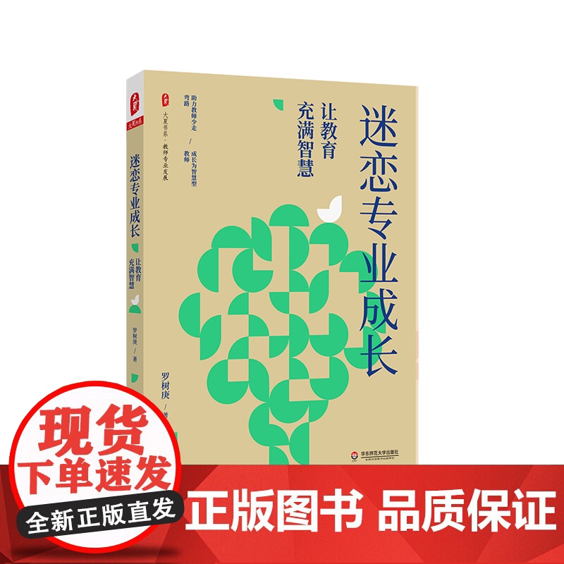迷恋专业成长 让教育充满智慧 大夏书系 教师专业发展 教师如何快速成长 专业发展必备的六大素养 姊妹篇 正版 华东师范大